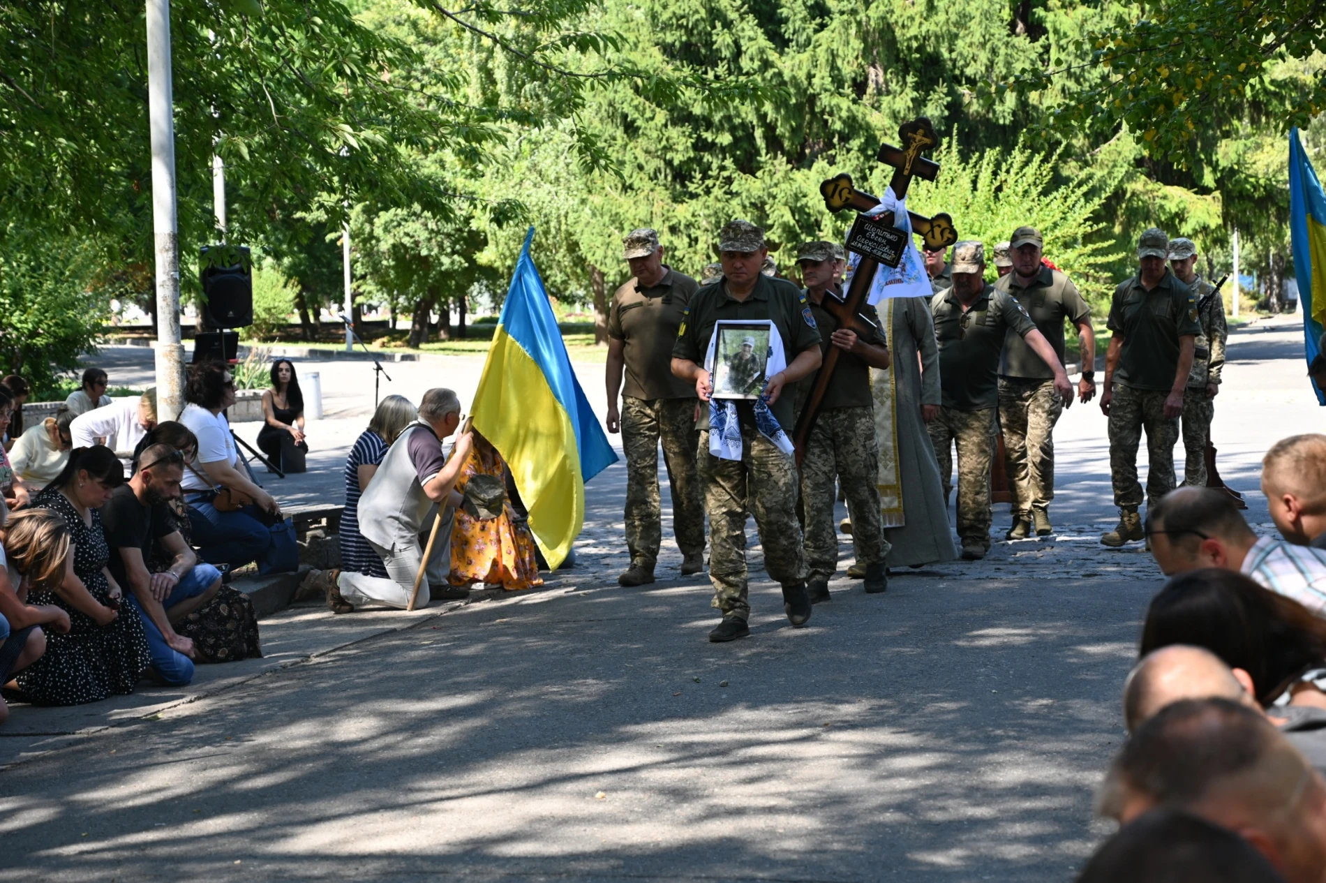 Золотоніська земля стала місцем вічного спочинку луганського воїна: на щиті Євген Шепітько