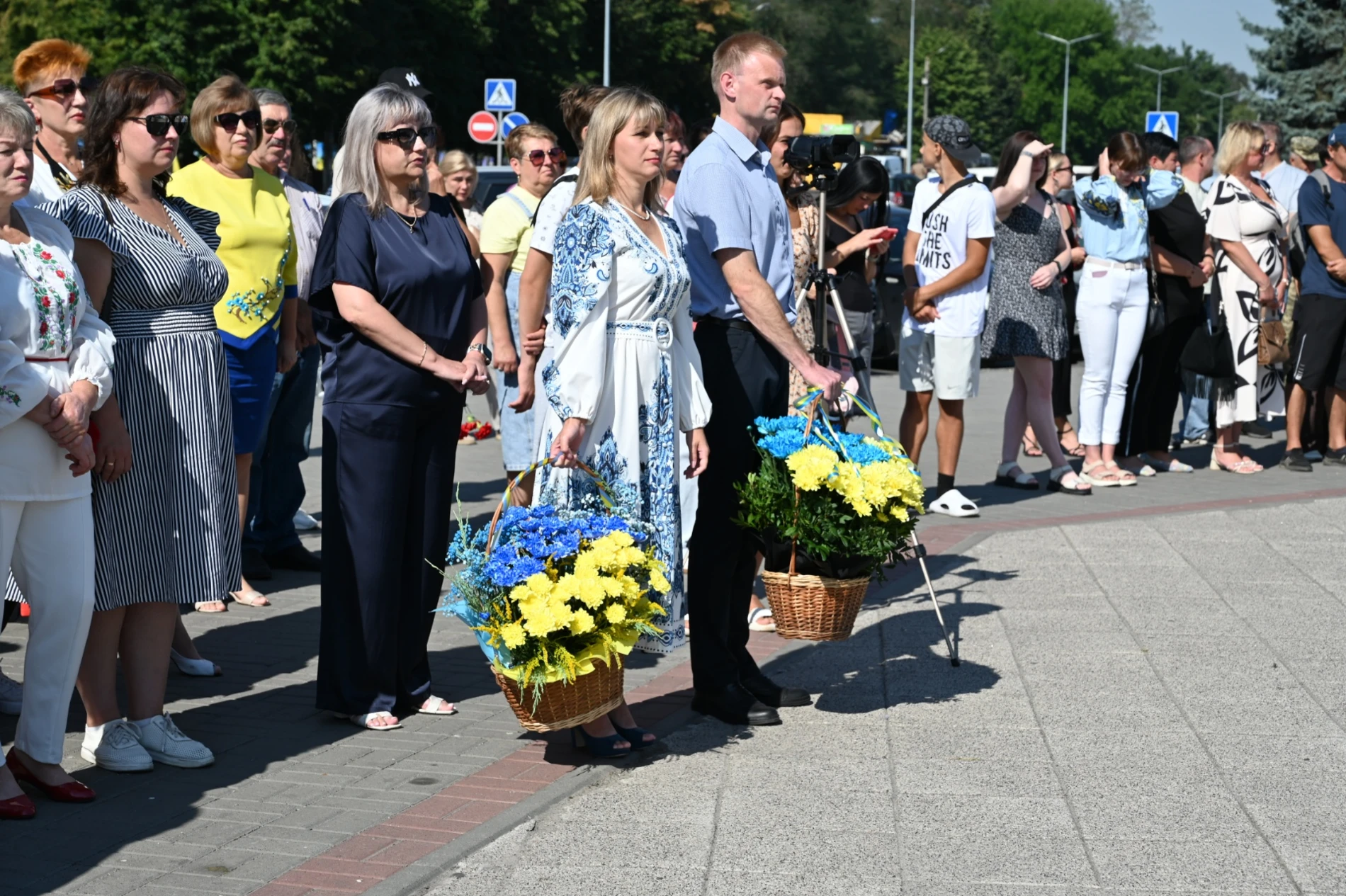 «Українське серце» у Золотоноші: як у громаді відзначили 35-ту річницю Незалежності України