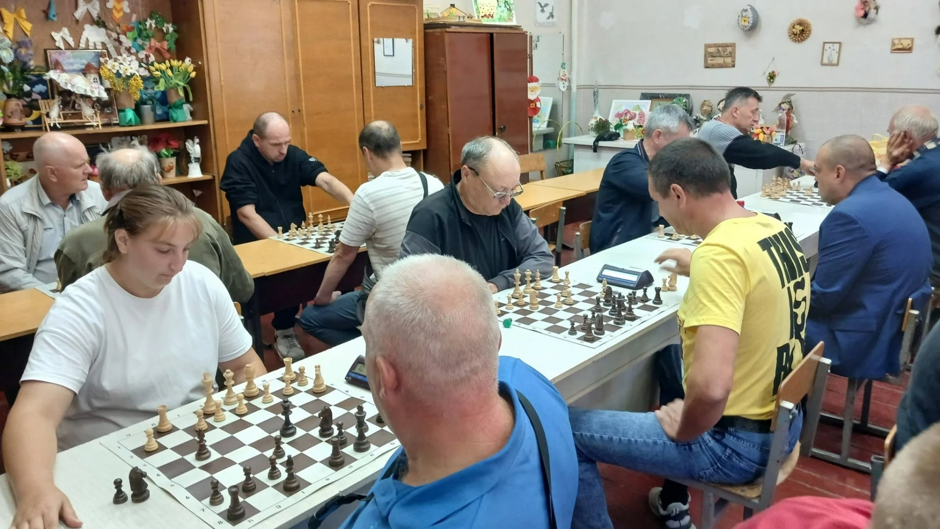 У Золотоноші зійшлися за шахівницями представники шести громад