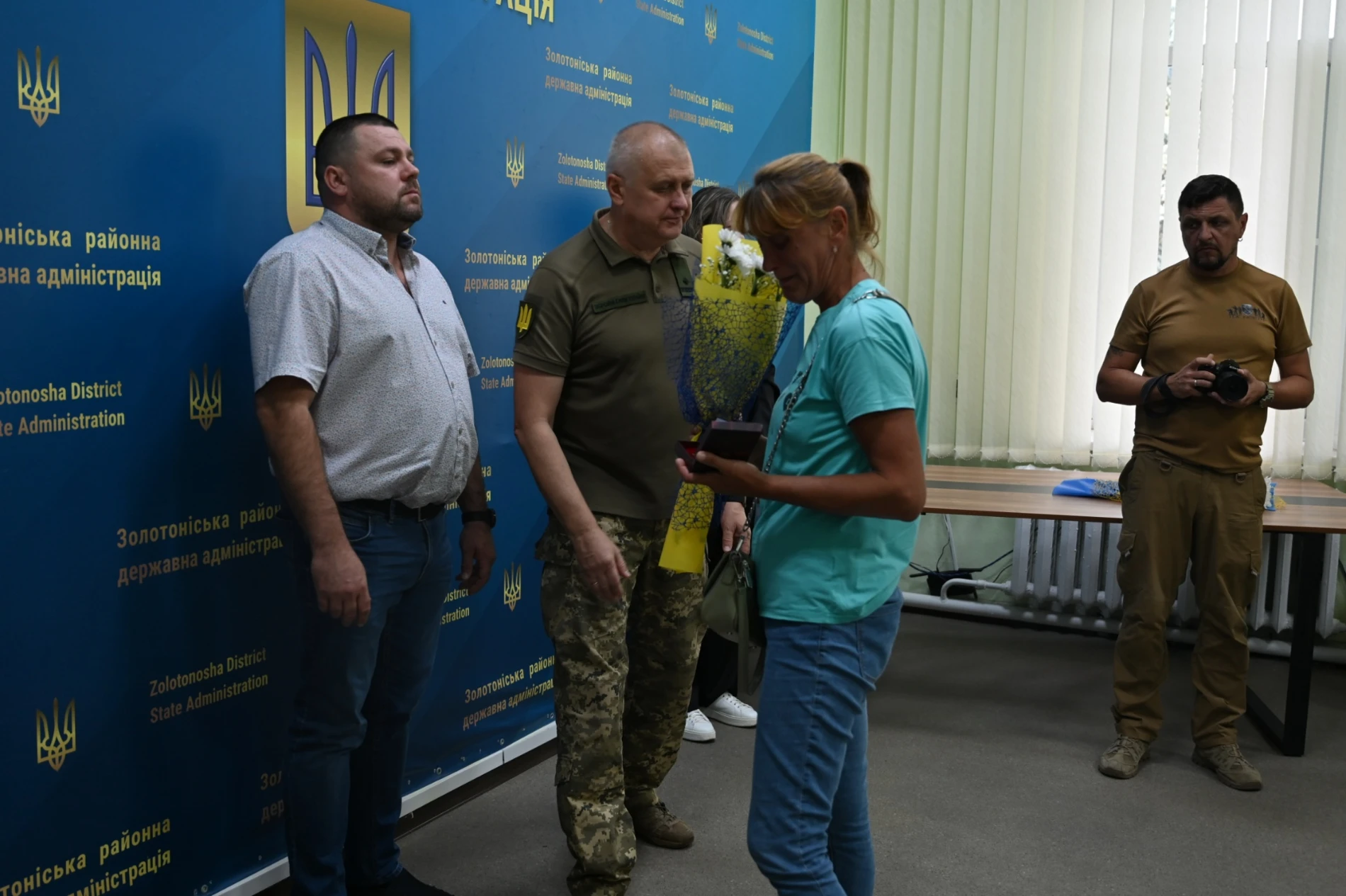 Посмертні нагороди Героям: у Золотоноші вшанували захисників України
