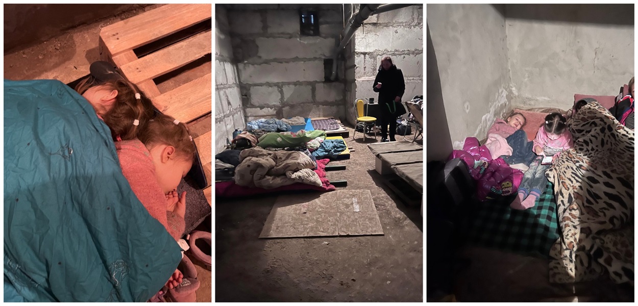 У підвалі міста Харків. Початок вторгнення