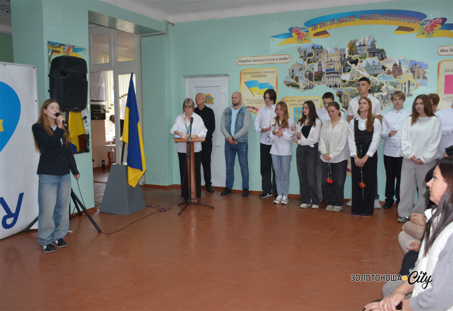 У СШ№1 відкрили меморіальну дошку Героїні Яні Сілікіній