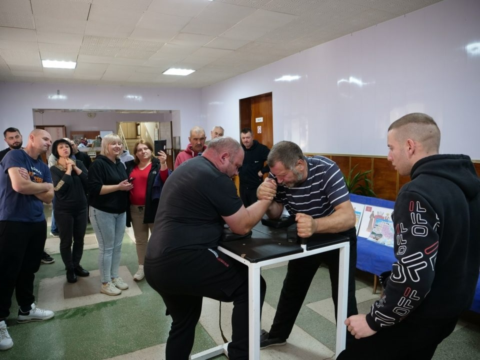 У Золотоноші відбулася першість громади з армрестлінгу