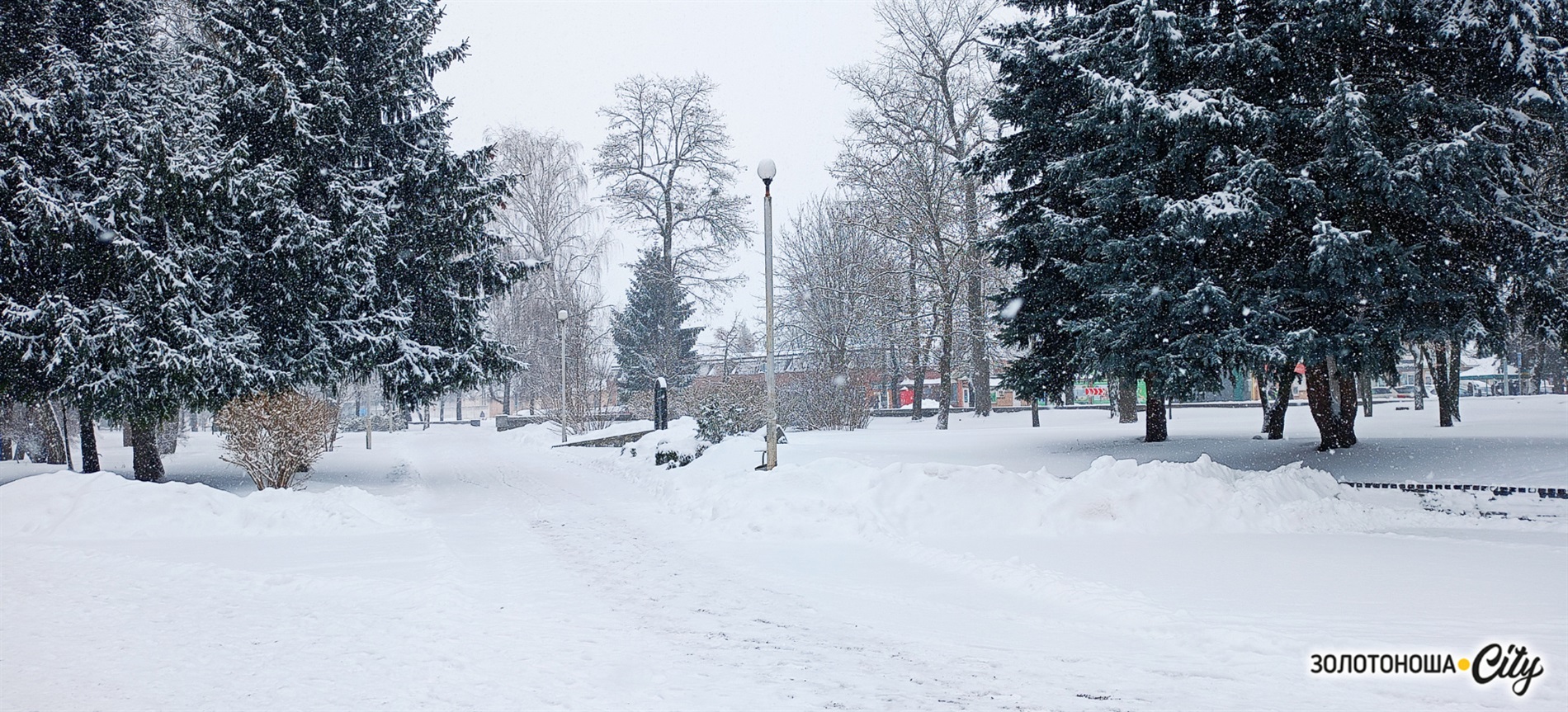 Засніжена Золотоноша - лютнева тиша і спокій