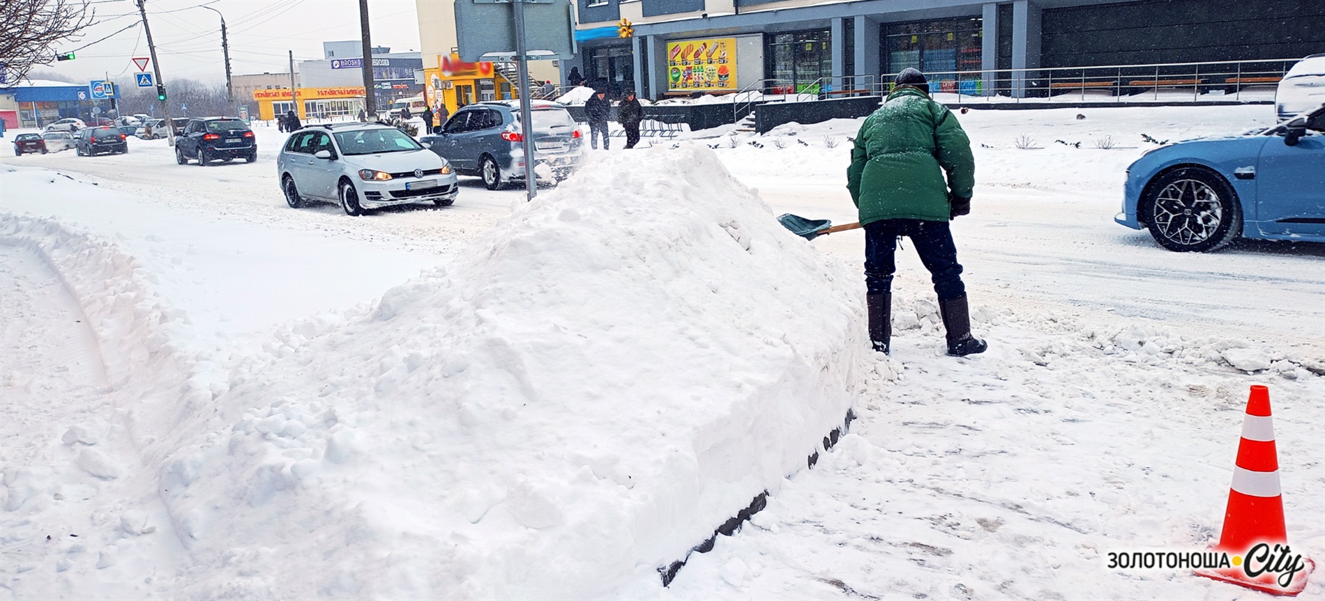 Засніжена Золотоноша - лютнева тиша і спокій