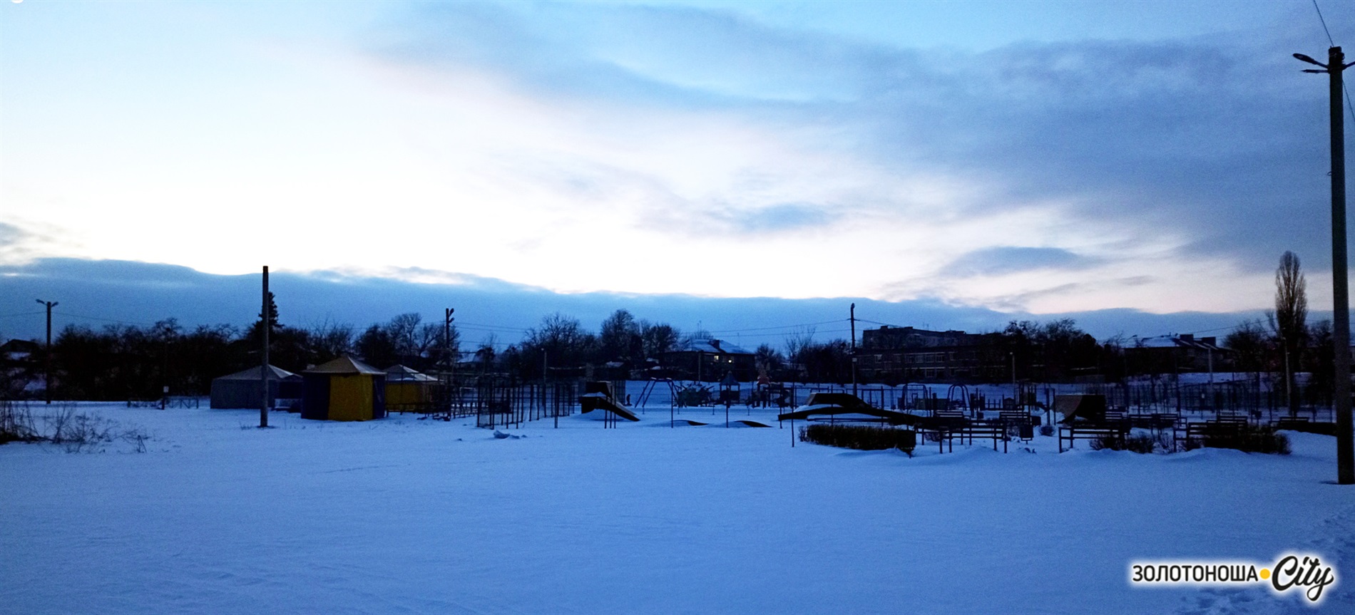 Засніжена Золотоноша - лютнева тиша і спокій