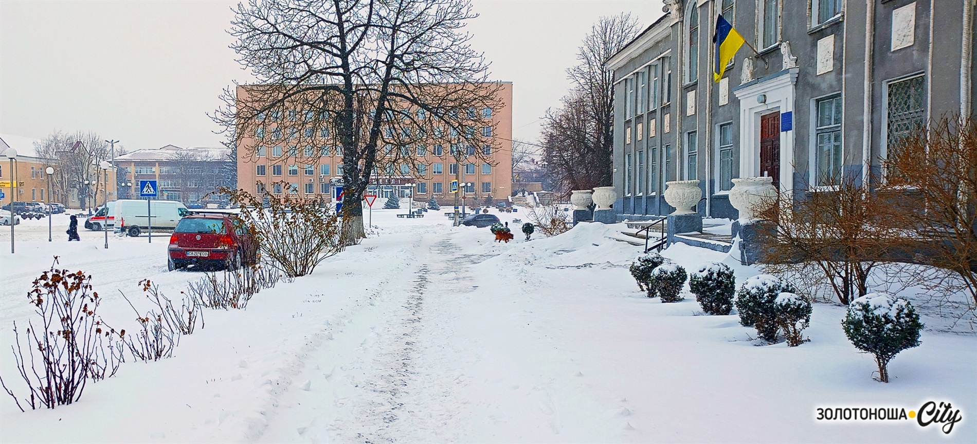 Засніжена Золотоноша - лютнева тиша і спокій