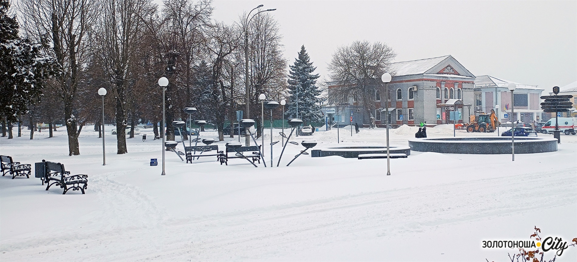 Засніжена Золотоноша - лютнева тиша і спокій