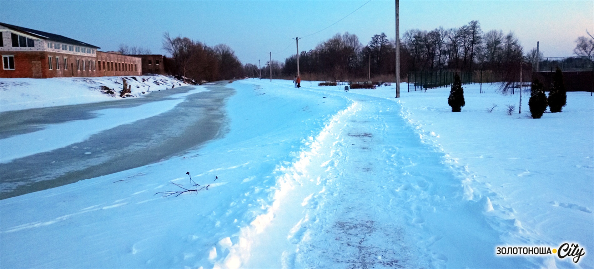 Засніжена Золотоноша - лютнева тиша і спокій