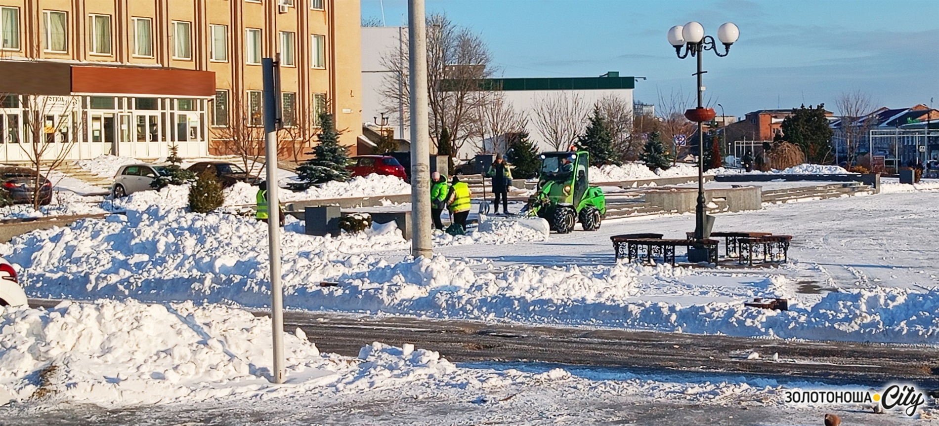Засніжена Золотоноша - лютнева тиша і спокій