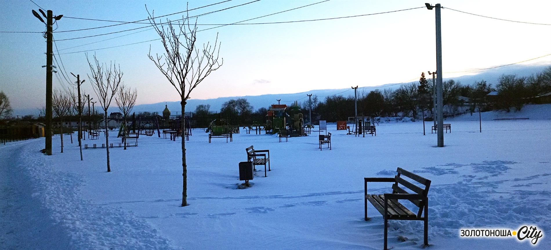Засніжена Золотоноша - лютнева тиша і спокій