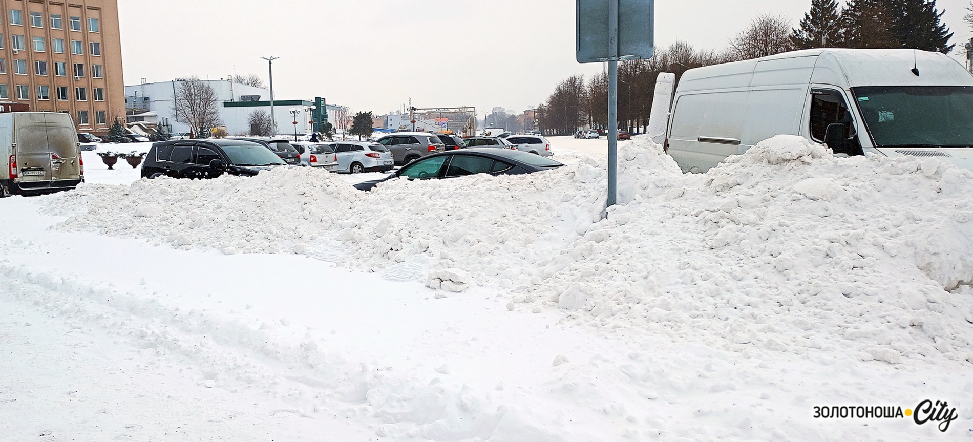 Засніжена Золотоноша - лютнева тиша і спокій