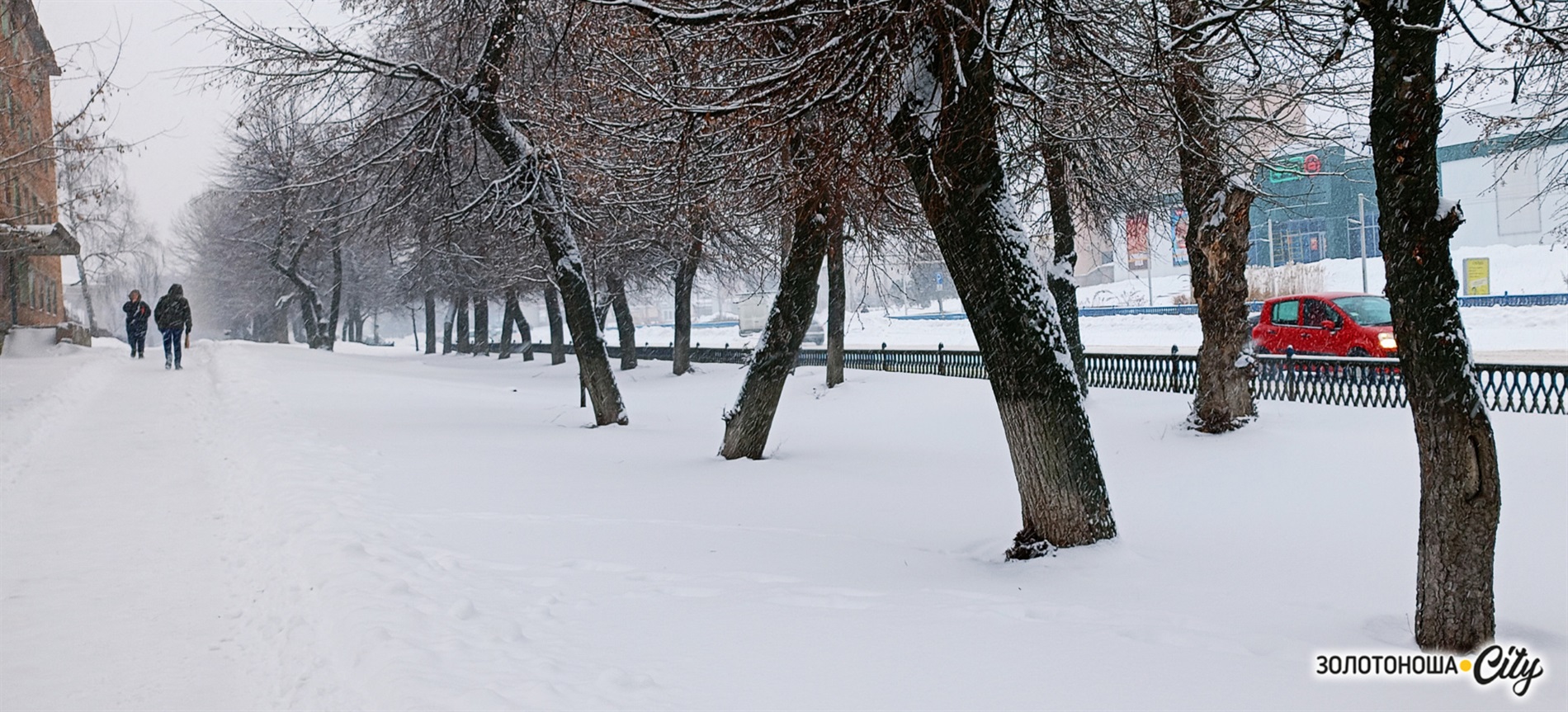 Засніжена Золотоноша - лютнева тиша і спокій
