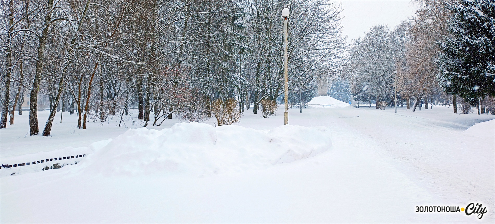 Засніжена Золотоноша - лютнева тиша і спокій