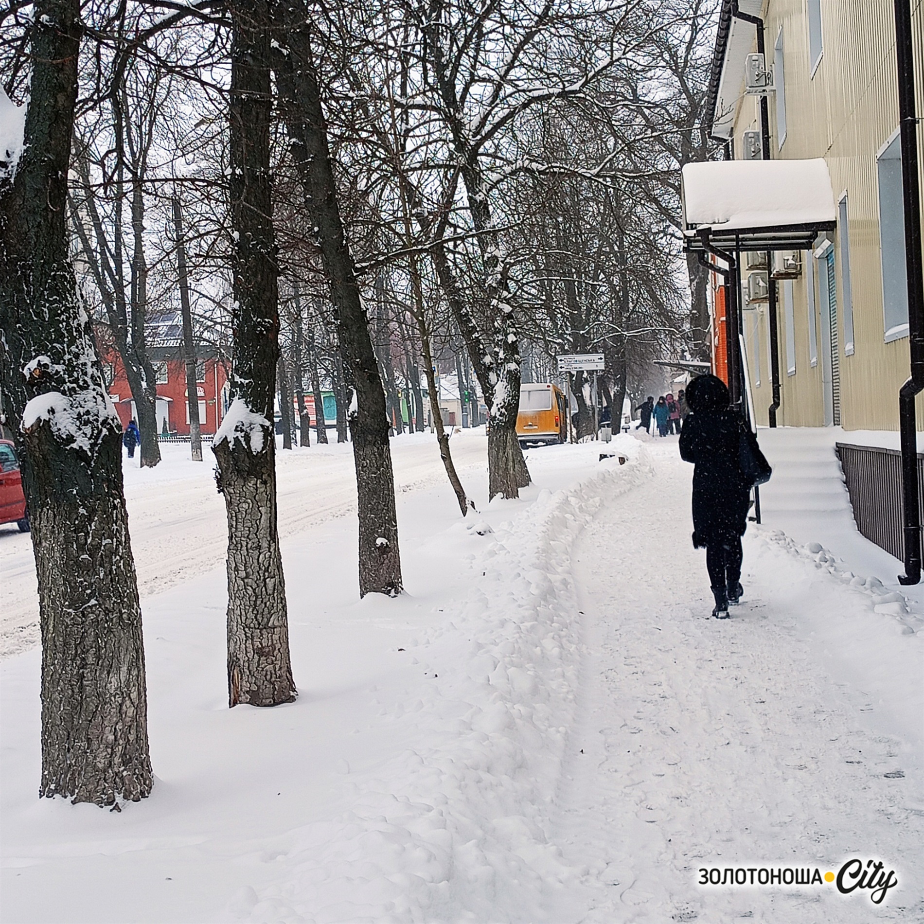 Засніжена Золотоноша - лютнева тиша і спокій