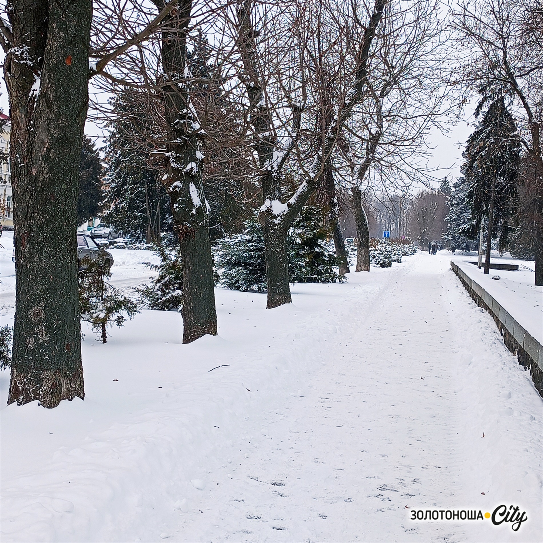 Засніжена Золотоноша - лютнева тиша і спокій