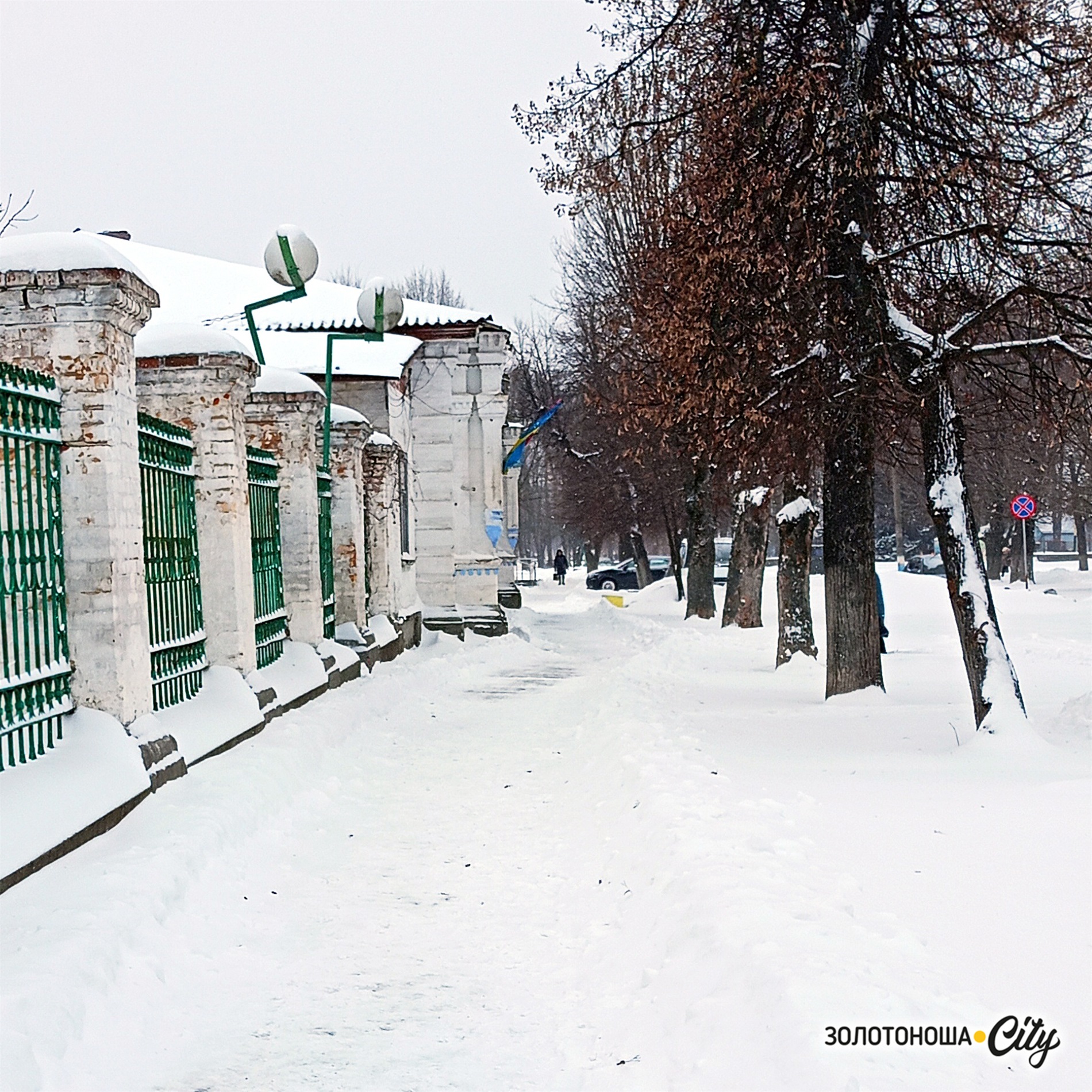 Засніжена Золотоноша - лютнева тиша і спокій