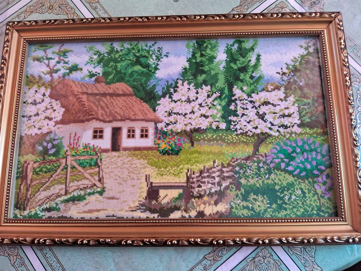 Картина "Садок вишневий коло хати"