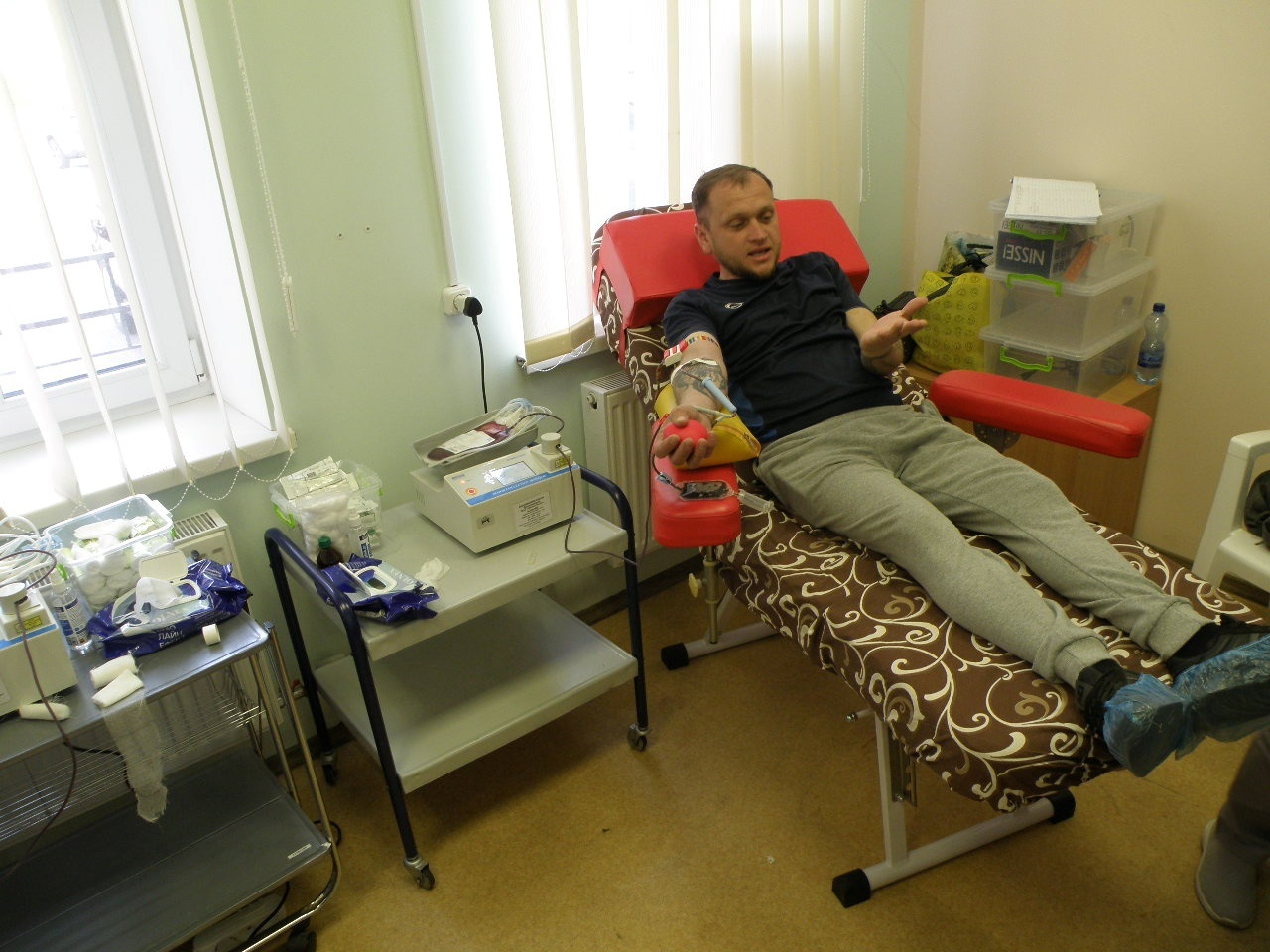 У Золотоноші вже вп’яте відбувся виїзний забір крові