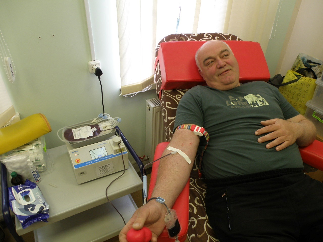 У Золотоноші вже вп’яте відбувся виїзний забір крові