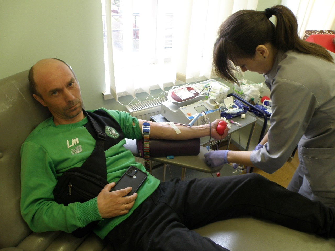 У Золотоноші вже вп’яте відбувся виїзний забір крові