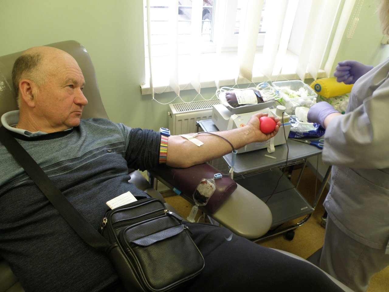 У Золотоноші вже вп’яте відбувся виїзний забір крові
