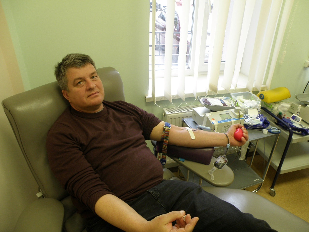 У Золотоноші вже вп’яте відбувся виїзний забір крові